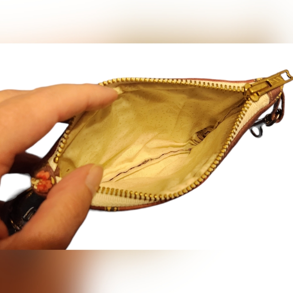 Patchwork Design Boho Wristlet - image 3